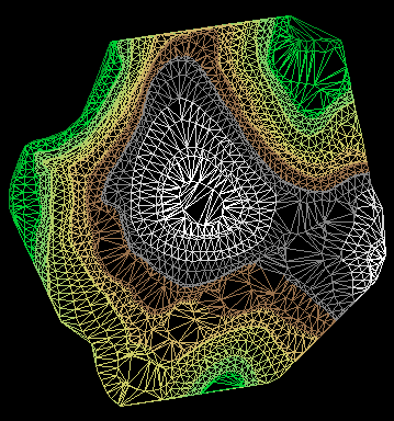 Slicing of a DTM by Elevations